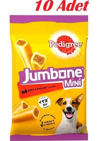 Pedigree Jumbone Mini Beef Köpek Ödülü 160 Gr 10 Adet