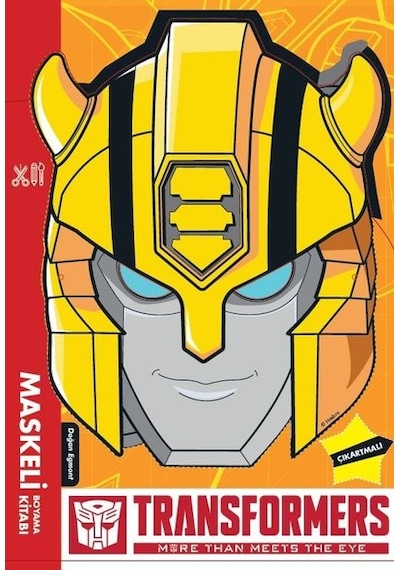 Transformers - Maskeli Boyama Kitabı- Doğan ve Egmont Yayıncılık