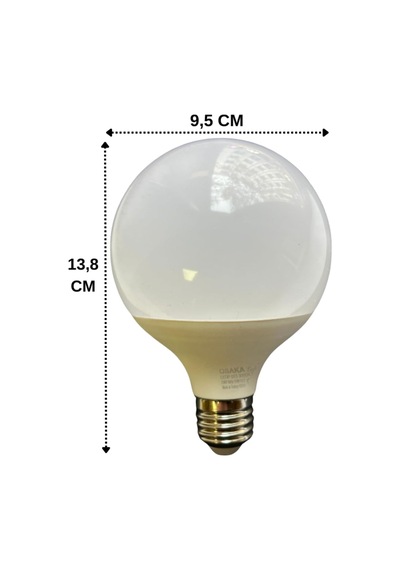 15w 100w 3000k E27 G95 Led Ampul, Gün Işığı, 10 Adet Diğer