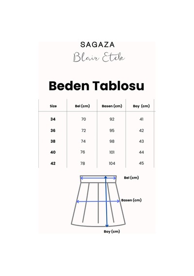 Sagaza Blair Etek Krem