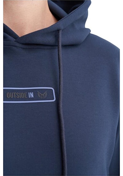 Cazador 53720 Erkek Kapşonlu Yaka Sweatshirt Laci