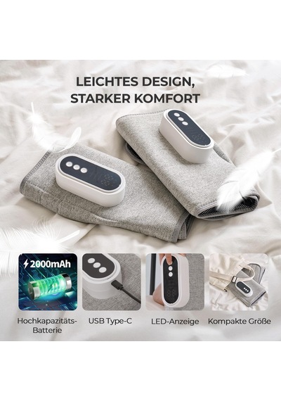 Hubicare Isıtmalı Baldır Masaj Cihazı, Hava Sıkıştırmalı Ve Isıtmalı, 3 Masaj Modu, 3 Yoğunluk Seviyesi, Kablosuz, Usb-c Şarj Edilebilir, 2000mah Pil, 15 Dakika Otomatik Kapanma Hubicare Isıtmalı Baldır Masaj Cihazı, Hava Sıkıştırmalı Ve Isıtmalı, 3 Masaj Modu, 3 Yoğunluk Seviyesi, Kablosuz, Usb-c Şarj Edilebilir, 2000mah Pil, 15 Dakika Otomatik Kapanma
