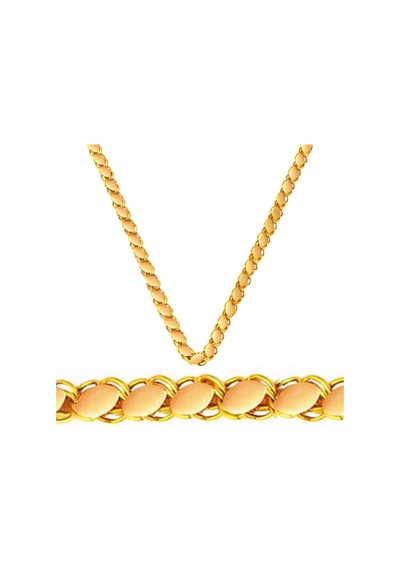Bilezikci Maraş Pullu 14 Ayar Altın Zincir 55 Cm. 7224-55