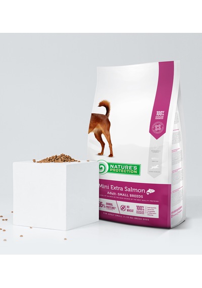 Nature's Protection Küçük Irk Somonlu Yetişkin Köpek Maması 2 Kg