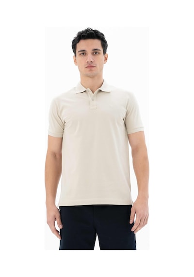 AR-MA Arma Erkek %95 Pamuk Polo Yaka Regular Fit T-shirt Y25374302501 Bej