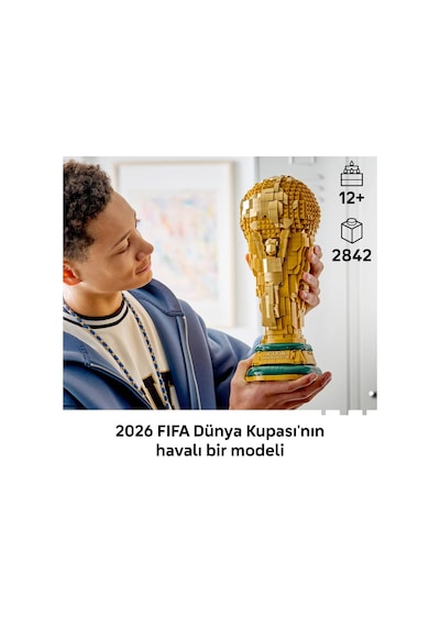 LEGO® Editions FIFA Dünya Kupası Resmi Kupa 43020 - 12 Yaş Üzeri Çocuklar için İnsan Figürü İçeren Oyuncak Yapım Seti (2842 Parça)