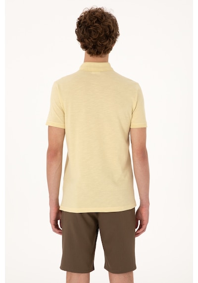 U.s. Polo Assn. Erkek Polo T-shirt 2102651 Sarı