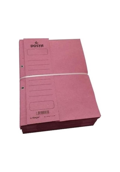 Özkan Westyle Yarım Kapak Kapsüllü Dosya Pembe 50'li