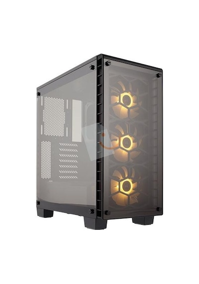 Corsair Cc-9011101-Ww Crystal 460X Rgb Compact Temperli Cam Mid Tower Kasa