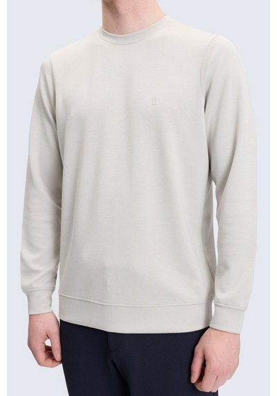 Hatemoğlu Gri Regular Fit Bisiklet Yaka Sweatshirt