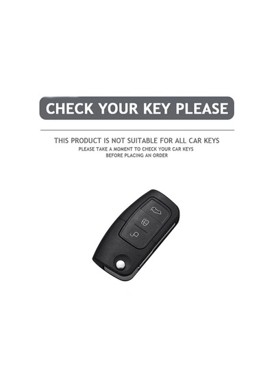Gma Keys Ford Focus Fiesta Kuga Tourneo Courier C-max B-max Ecosport Mondeo Galaxy Uyumlu Oto Anahtar Kılıfı