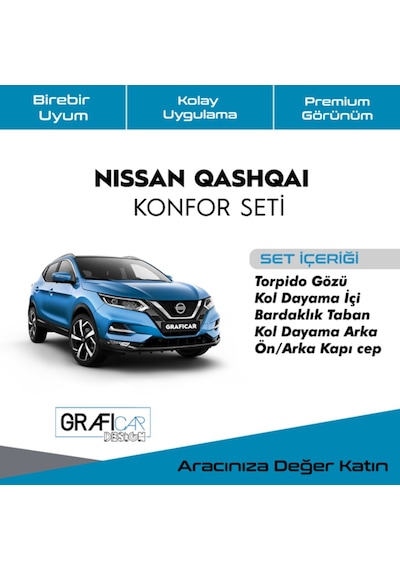 Nissan Qashqai J11 Konfor Seti - Ses  Kumaş Kaplama
