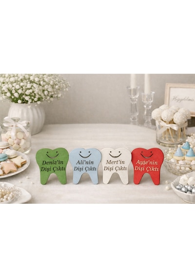 Diş Hedigi İçin Magnet Kişiye Özel 25 Adettir No 99