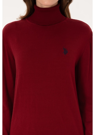 U.S. Polo Assn. U.s. Polo Assn. Kadın Bordo Kazak /triko 50313621-vr014