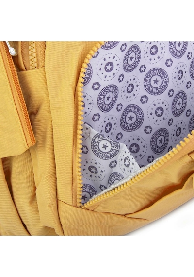 Nas Bag Kadın Sırt Çantası Zararlı Kimyasal İçermez Waterproof Sarı