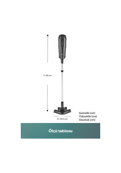 Homend Dustroyer 1272H 2 in 1 Metal Borulu Kablolu Dikey Süpürge