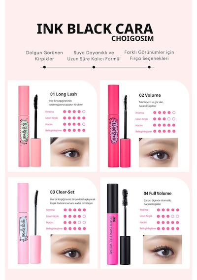 Peripera Ink Black Cara Choigosim 02 Volume Curling