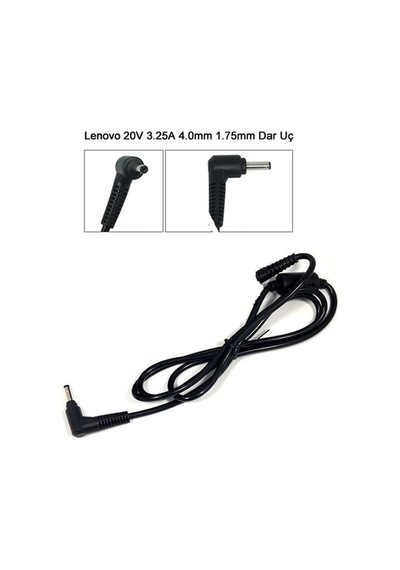 Lenovo Uyumlu 100-15 Ibd 4 Mm X 1.75 Mm Adaptör Dc Kablo 1.8 Metre
