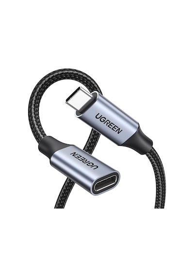 Gen2 100 W Thunderbolt 3 Type-c To Type-c Örgülü Uzatma Kablosu 50 Cm