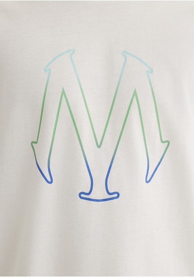Mavi - Mavi Logo Baskılı Ekru Tişört 0610635-70057 Ekru