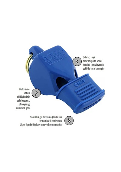 Fox40 Classic Cmg Safety Hakem Antrenör Düdüğü