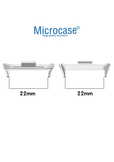 Microcase Xiaomi Redmi Watch 4/mi Band 8 Pro İçin 22mm Metal Kordon Kayış Adaptörü-al4954