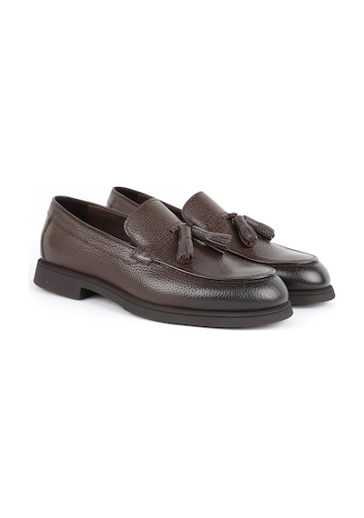Libero Erkek Loafer Ayakkabı Hakiki Deri Püsküllü Mokasen Dikişli Pratik Slip-on Hafif Esnek Eva Taban L5918 Kahve Libero Erkek Loafer Ayakkabı Hakiki Deri Püsküllü Mokasen Dikişli Pratik Slip-on Hafif Esnek Eva Taban L5918 Kahve