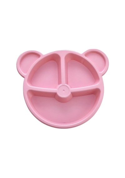 3 Bölmeli Pembe Bebek Çocuk Yemek Mama Tabağı Mıt1114 Sku: Zeusb0dllp1tdc 12x7