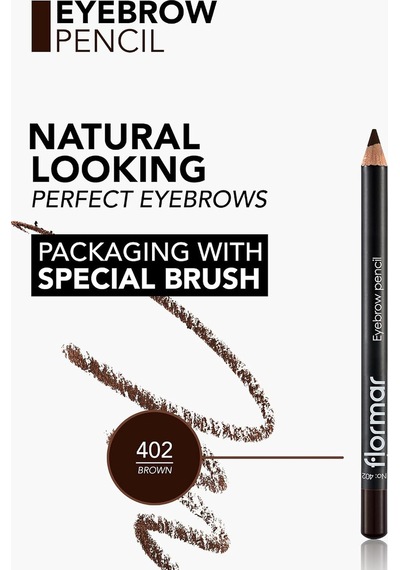 Lexroo Eyebrow Pencil Sedefli Kahverengi Kaş Kalemi 402 8690604109425