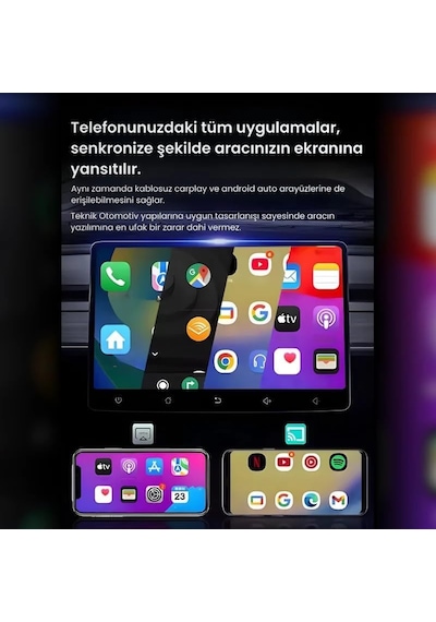 Maypal R4 4-in-1 Kablosuz Adaptör, Carplay Ve Android Auto İçin, Airplay, Mirrorlink, Tak Ve Çalıştır