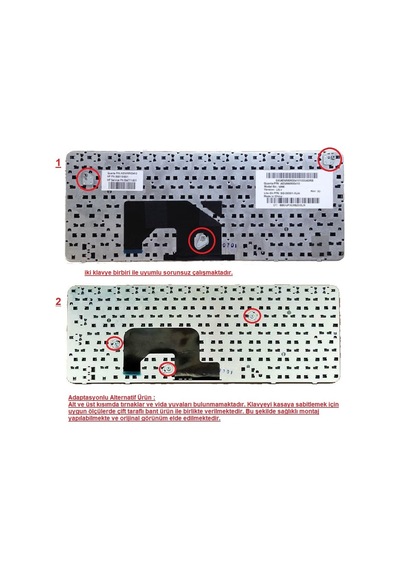 Hp Mini 210, 1103 210-1000, 210-1100, 210t-1100 Aenm6-00110 Aenm7 Notebook Klavyesi Siyah Tr Ver.1