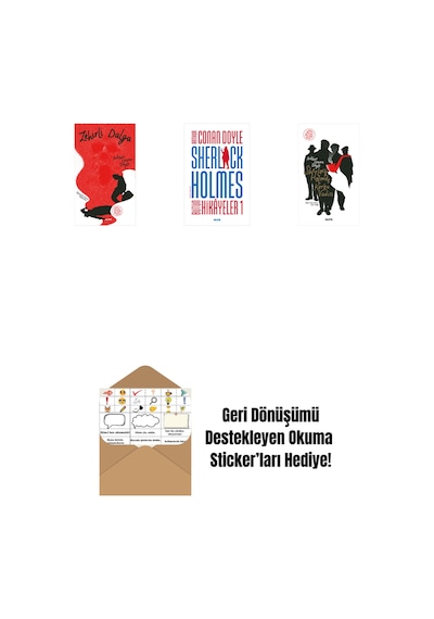 Zehirli Dalga + Sherlock Holmes - Bütün Hikayeler 1 Ciltli + Sherlock Holmes - Korku Vadisi + Okuma Sticker'ları