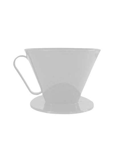 Hubrendy Çer V60 Dripper Filtre Kahve Demleme Aparatı - Beyaz