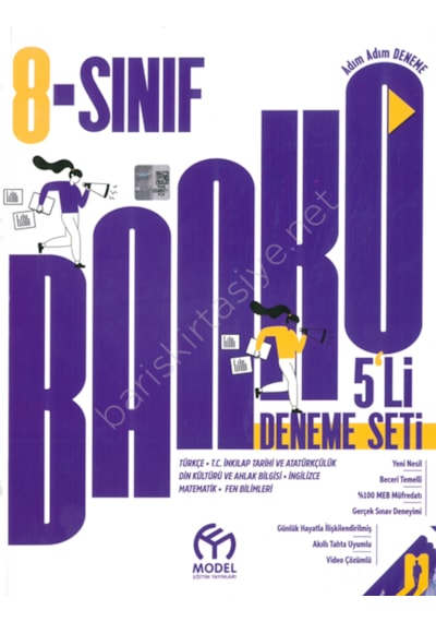 8. Sınıf Banko 5li Deneme Seti Model Eğitim Yayınları