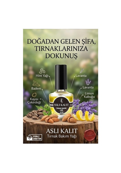 Tırnak Bakım Yağı %100 Doğal Yağlardan El Yapımı 15cc