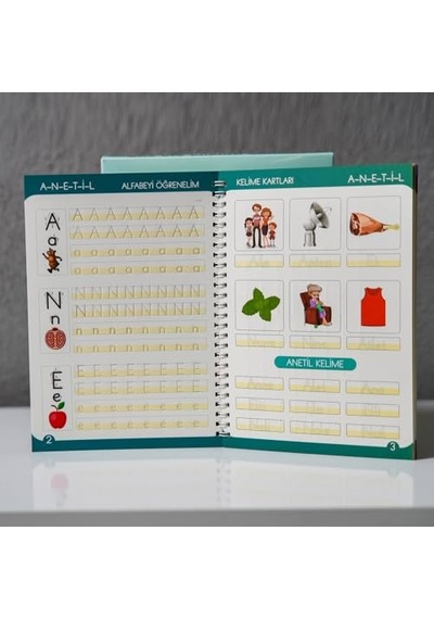 Yeni Müfredata Uygun Öğrenciler Için Türkçe Sihirli Yazı Defter Seti Ile Yazma Öğreniyorum