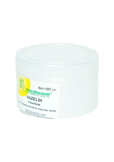 Doğan Baharatçılık Kokusuz Doğal Katkısız Saf Beyaz Vazelin 100 ML