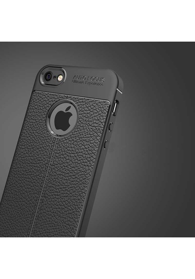 Apple Uyumlu iPhone 5 5S Se Kılıf Deri Tarzı Niss Silikon Case