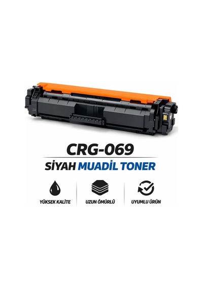 Lexroo Canon Uyumlu Crg-069bk Siyah Çipli Muadil Toner