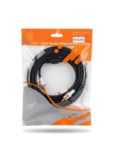 Rca Ses Kablosu 2+2 Erkek Uçlu Audio Kablo Amfi Teyp Bağlantı Kablosu