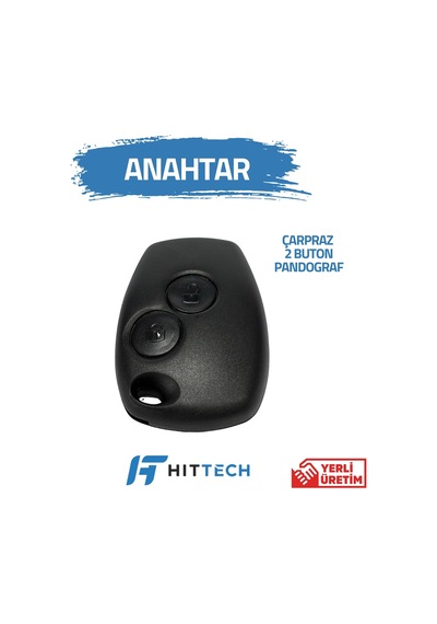 Renault - Master 3 Uyumlu 2 Buton Pandoğraf Anahtar Kabı