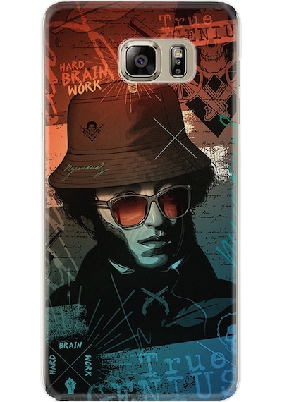 Samsung Uyumlu Galaxy Note 5 Kılıf Silikon Hard Brain Work 1646