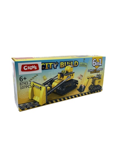 Lelebrother City Build İş Makinesi Seti Eğitici Blok Oyuncak No-2