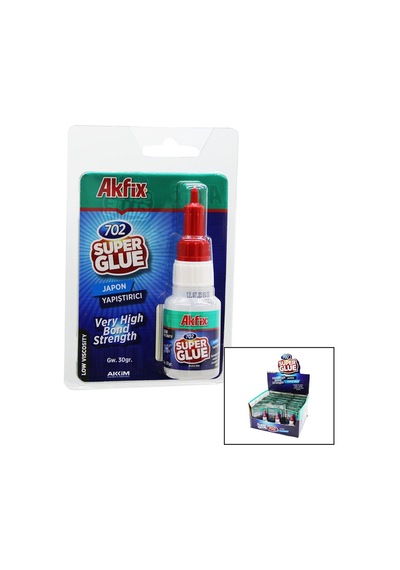 Akfix-702 Ga-023 Super Japon Yapıştırıcı 30gr - 36'li Paket