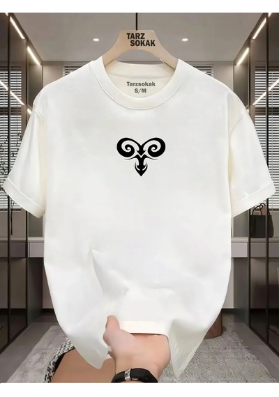 Startmore Unisex Koç T-shirt Beyaz