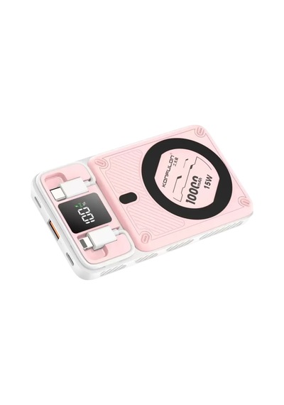 Mark Konfulon M25w 10.000 Mah 20w Pd Magsafe Powerbank - Pembe Najmaddin