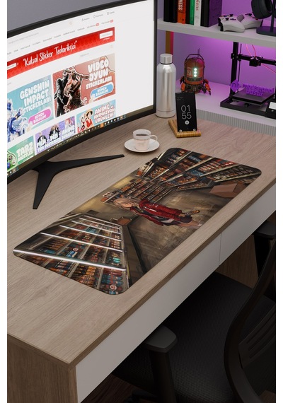 Kadın V3 70x30 Xl Gaming Kauçuk Kaymaz Taban Mouse Pad Fare Altlığı