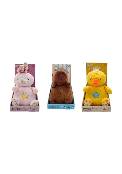 Bebekler İçin Sesli Müzikli Nefes Alma Özellikli Güvenli Uyku Arkadaşı Peluş Oyuncak