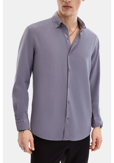 Backandbond Gri Normal Yaka Comfort Fit Casual Gömlek