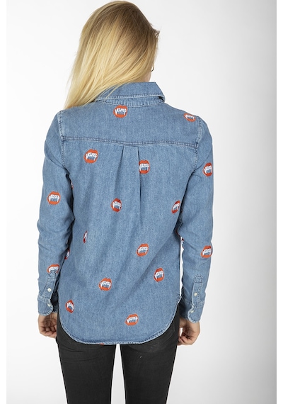 Zoe Karssen Jean Gömlek  ZOKN5132 Mavi
